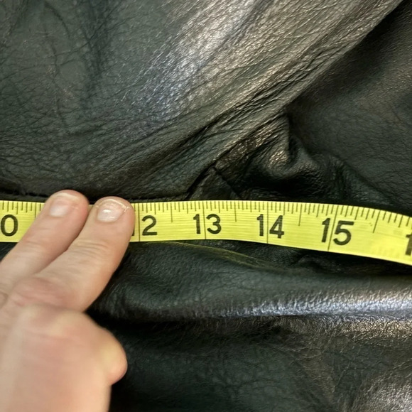 Wilsons Leather Black Faux Leather Straight Leg Trousers - Picture 10 of 11